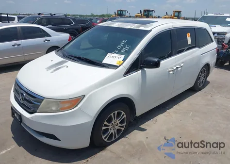 2011 Honda Odyssey Exl из США, поврежденный, VIN 5FNRL5H69BB084344